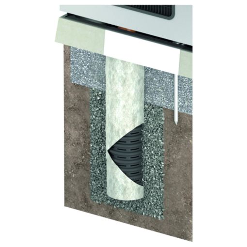 ACO Sickerrohr aus Kunststoff mit 2