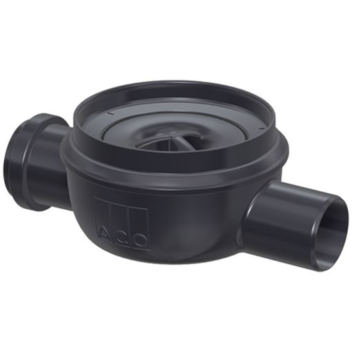 ACO Badablaufkörper Easyflow flach Zulauf-Ablauf 2