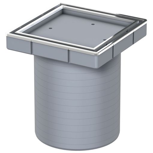 ACO Badablauf Aufsatz 150x150 mm 2