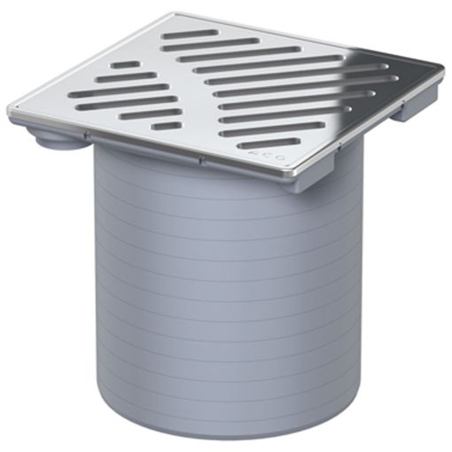 ACO Badablauf Aufsatz 150x150mm inkl. 2