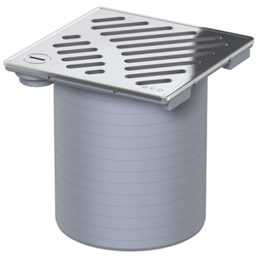 ACO Badablauf Aufsatz 150x150mm inkl. 2