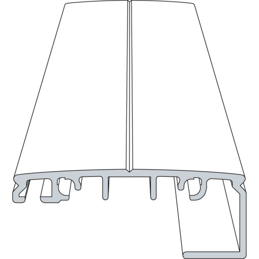 ALWO Oberprofilsystem Glasrandoberprofil 8209 pressblank 2