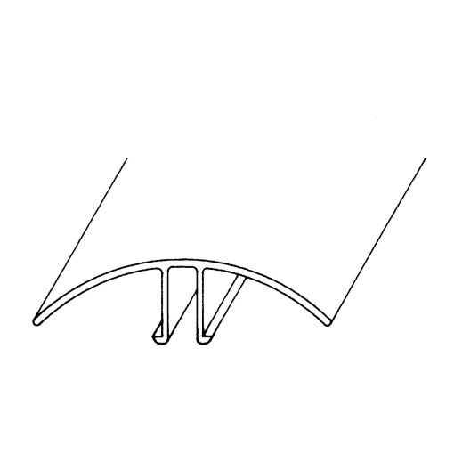 ALWO Vario Sprossendeckleiste 8216 weiss 2