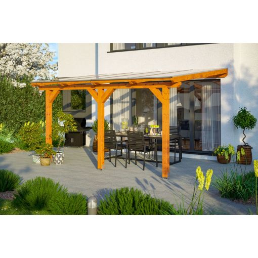 Skan Holz Terrassenüberdachung Andria Terrassendach 2