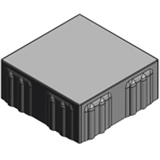 EHL Pflastersteine QuadratDrän grau 2