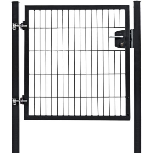 Wellker Flügeltor schwer Anthrazit 1-flügelig 2