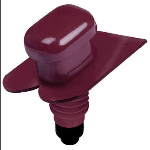 Erlus Biberschwanz Alu-Sanlüfter maroon Dachziegel 2