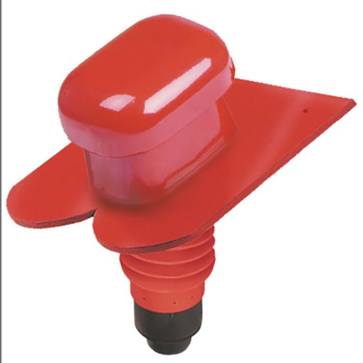 Erlus Biberschwanz Alu-Sanlüfter rot/rot engobiert 2