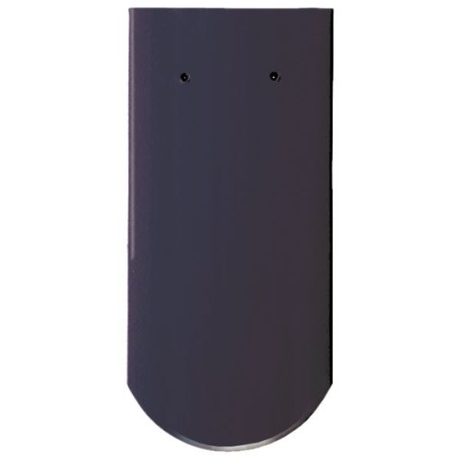 Erlus Biberschwanzziegel diamantschwarz edelengobiert Dachziegel 2