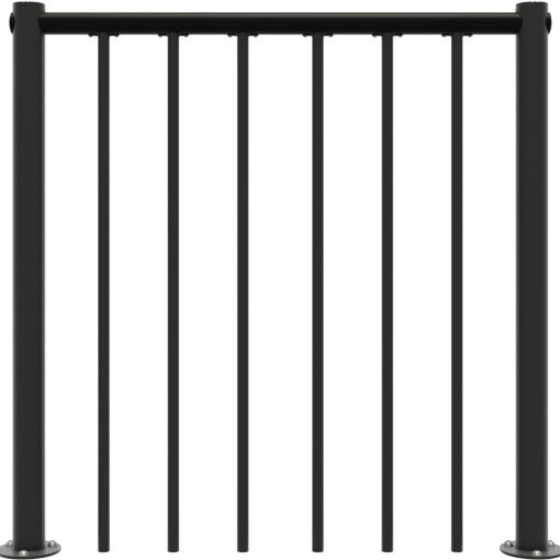 Minka Brüstungsgeländer mit vertikalen Stäben 2