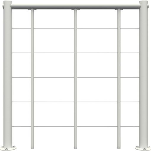 Minka Brüstungsgeländer mit Untergurten und 2