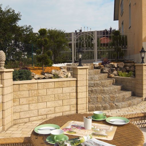 KANN Gartenmauer Travino Walling Pfeilerabdeckplatte 2