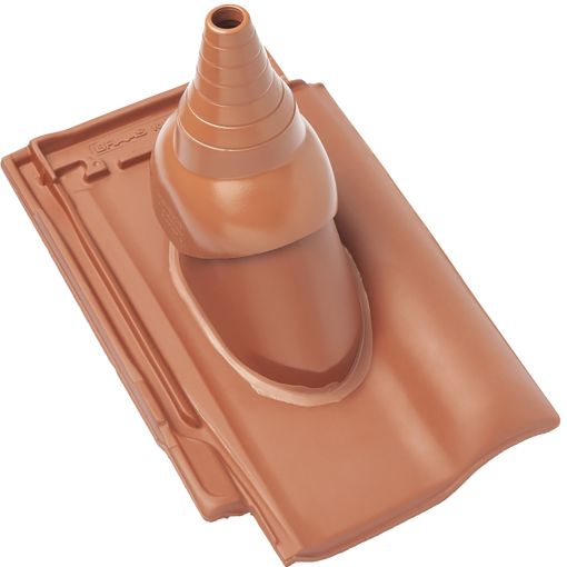 BRAAS Ton-Antennenziegel Rubin 13V(H) Tiefschwarz 2