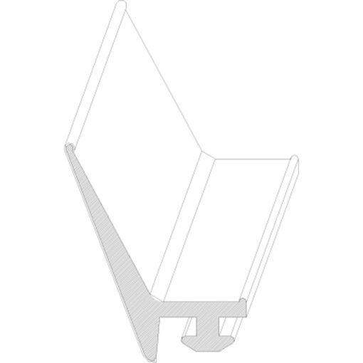 ALWO EPDM Dichtlippe für Wandanschluss 2