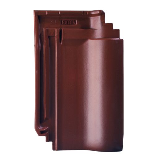 Erlus Flachdachpfanne E58 S maroon 2