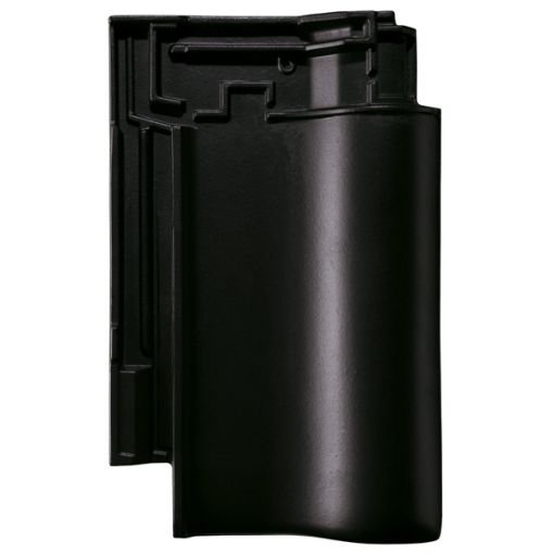 Erlus Flachdachpfanne E58 SL diamantschwarz 2