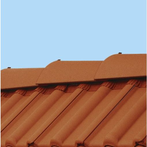 BRAAS Firststein inkl. Firstklammer bordeaux 2