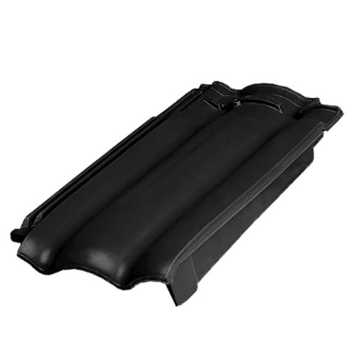 Erlus Forma Ortgangziegel rechts diamantschwarz 2