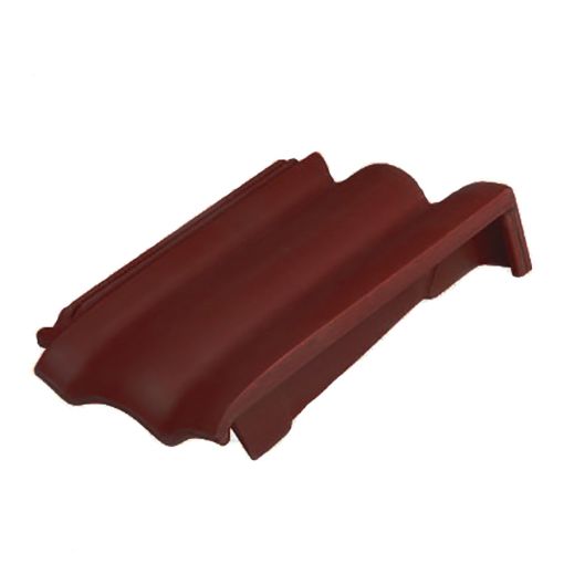 Erlus Forma burgund Pultdach-Ortgang rechts 2