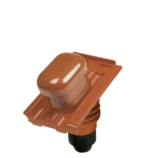 Erlus Falzziegel Alu-Sanlüfter rot/rot engobiert 2