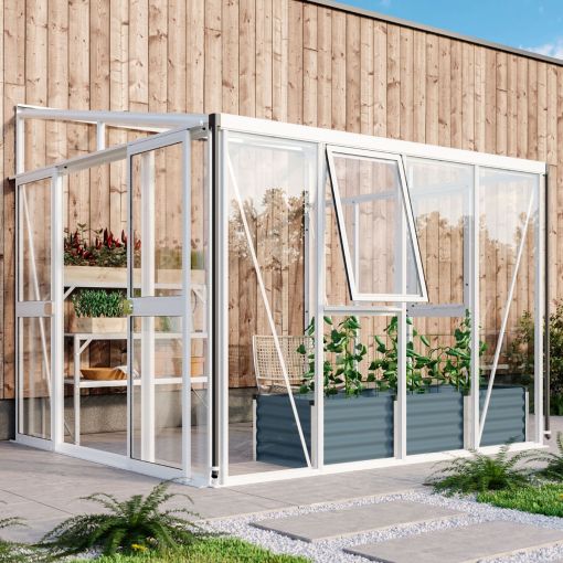 Vitavia Gewächshaus Helena Tomatenhaus Weiss 2