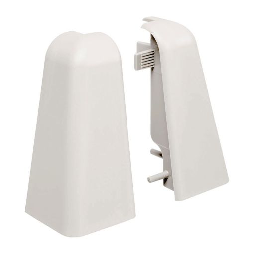 HARO Außenecke Sockelleiste Weiß 2