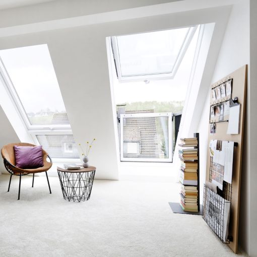 VELUX GDL Balkon Holz/Kiefer weiß 2