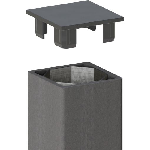 TraumGarten Sichtschutzzaun JUMBO WPC Pfosten 2