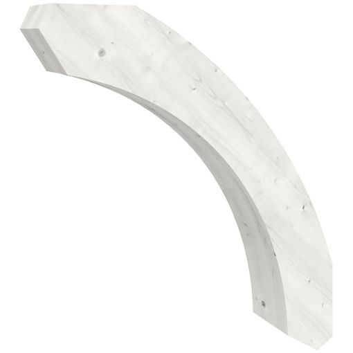 Skan Holz Rundes Kopfband Weiß 2