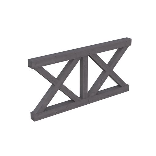 Skan Holz Brüstung Andreaskreuz, für 2