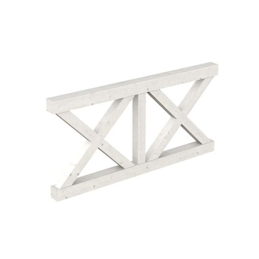 Skan Holz Brüstung Andreaskreuz, für 2