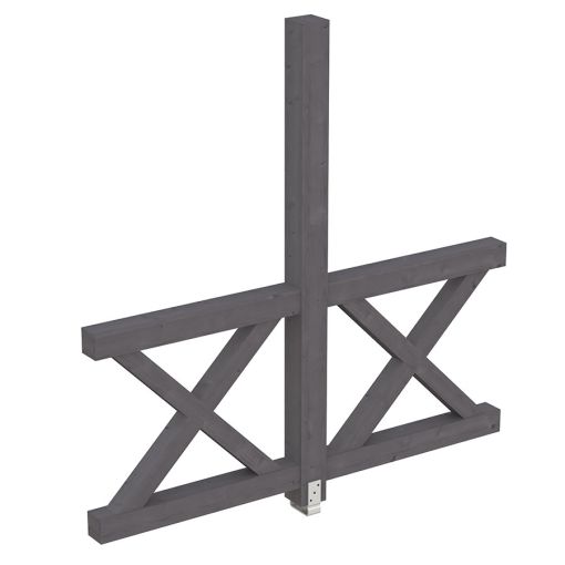 Skan Holz Seitenwand Andreaskreuze Leimholz 2