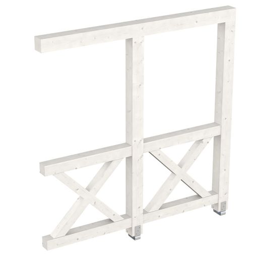 Skan Holz Seitenwand Andreaskreuze Leimholz 2