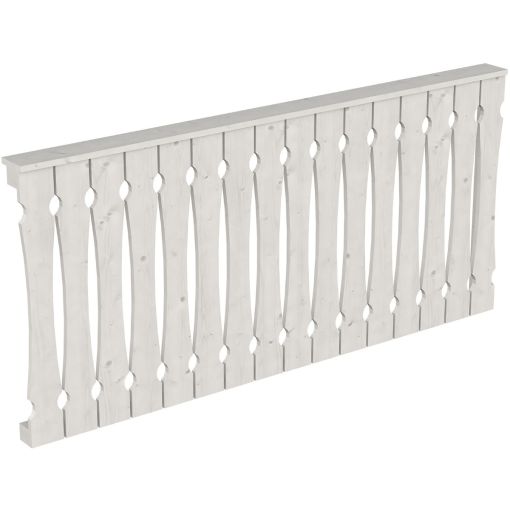 Skan Holz Seitenwand Leimholz Weiß 2