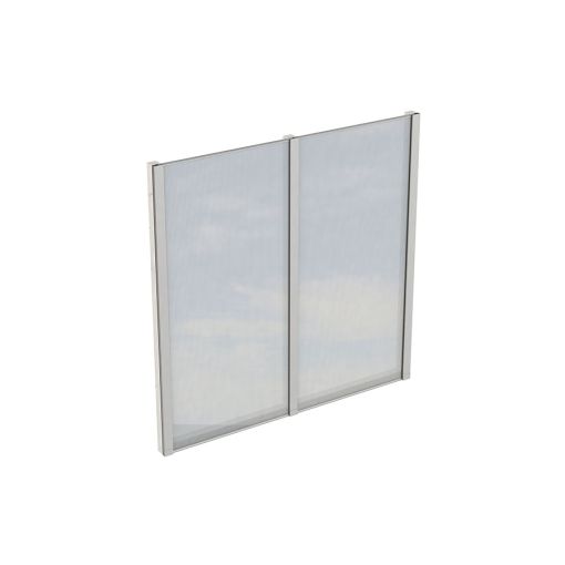 Skan Holz Seitenwand Polycarbonat Freistehend 2