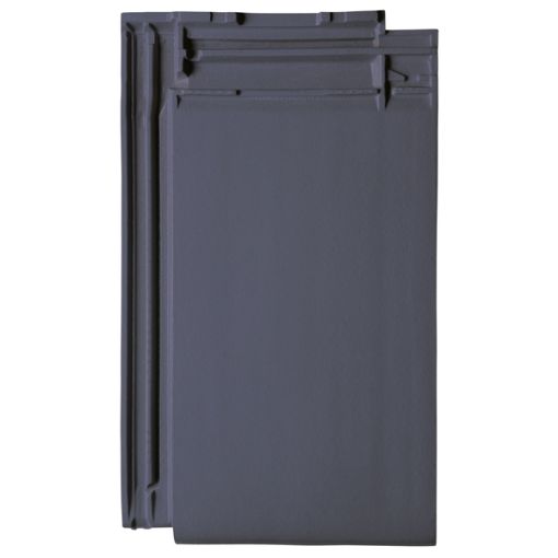 Erlus Flachdachziegel Linea sinterlichtgrau engobiert 2