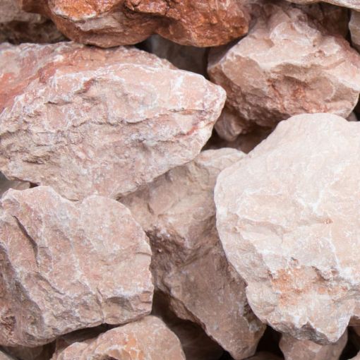 Bruchsteine Marmor Orange 2