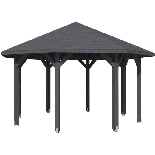 Skan Holz Pavillon Nice Schiefergrau 2