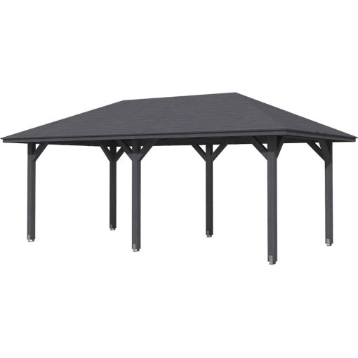 Skan Holz Pavillon Orleans Schiefergrau 2