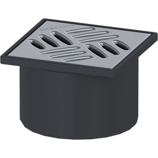 KESSEL Bodenablauf Aufsatzstück Schlitzrost Edelstahl 2