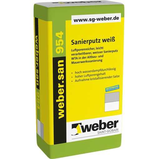 weber Kellerabdichtung weber.san 954 Sanierputz 2