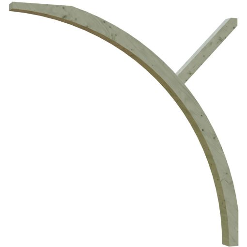 Skan Holz Einfahrtsbogen Naturbelassen für 2