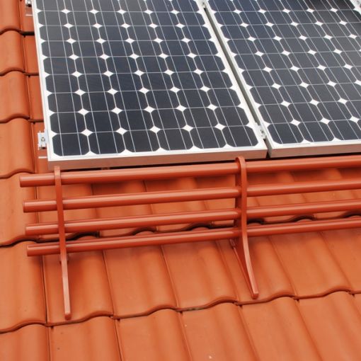 Heuel Schneefang-Systempaket QuattroPipe Kupferrot 2