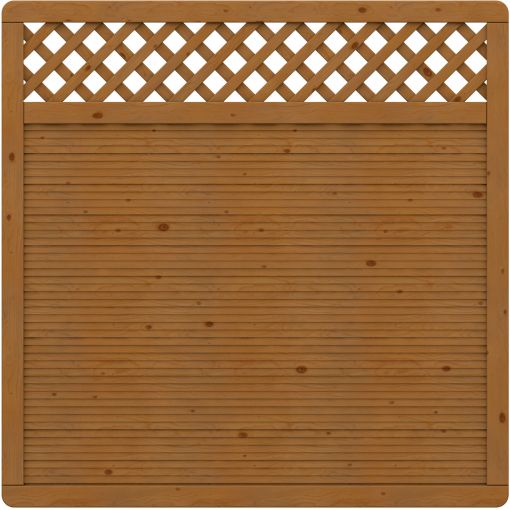 TraumGarten Sichtschutzzaun ARZAGO Holz Gitter 2