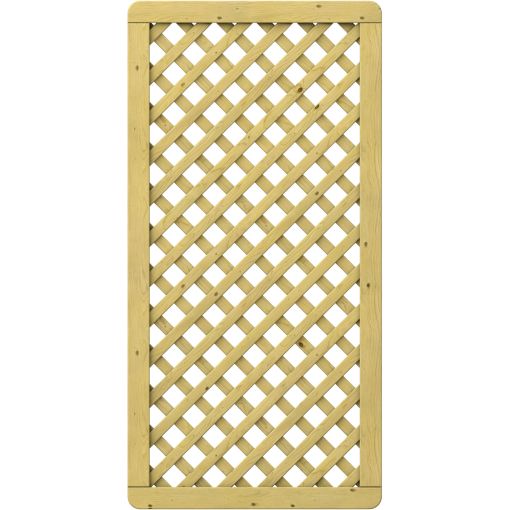 TraumGarten Sichtschutzzaun GADA Holz mit 2