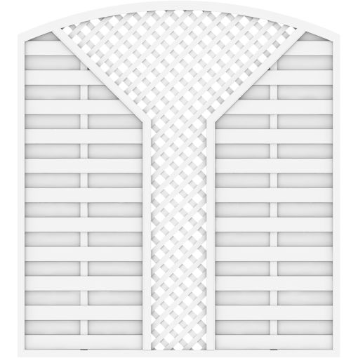 TraumGarten Sichtschutzzaun LONGLIFE ROMO mit 2