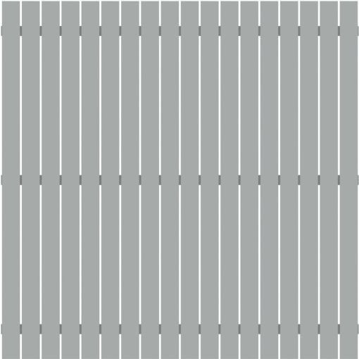 TraumGarten Sichtschutzzaun SQUADRA Alu Silber 2