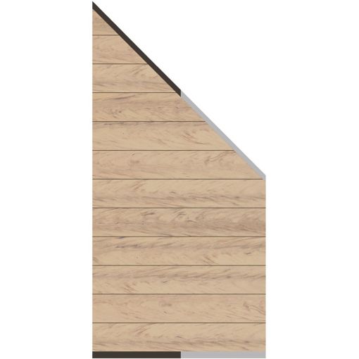 TraumGarten Sichtschutzzaun SYSTEM WPC CLASSIC 2