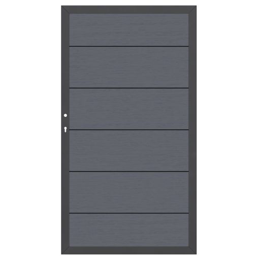 TraumGarten Tor Sichtschutzzaun SYSTEM WPC 2