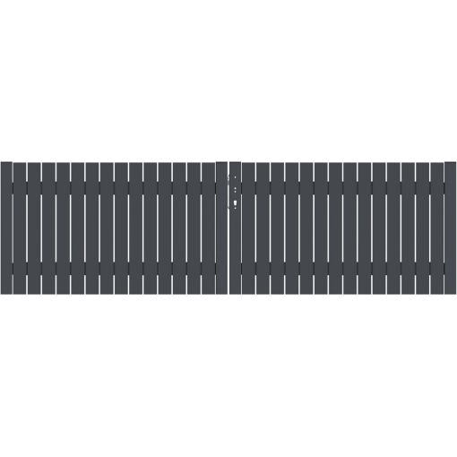 TraumGarten SQUADRA Alu Doppeltor Vorgarten 2